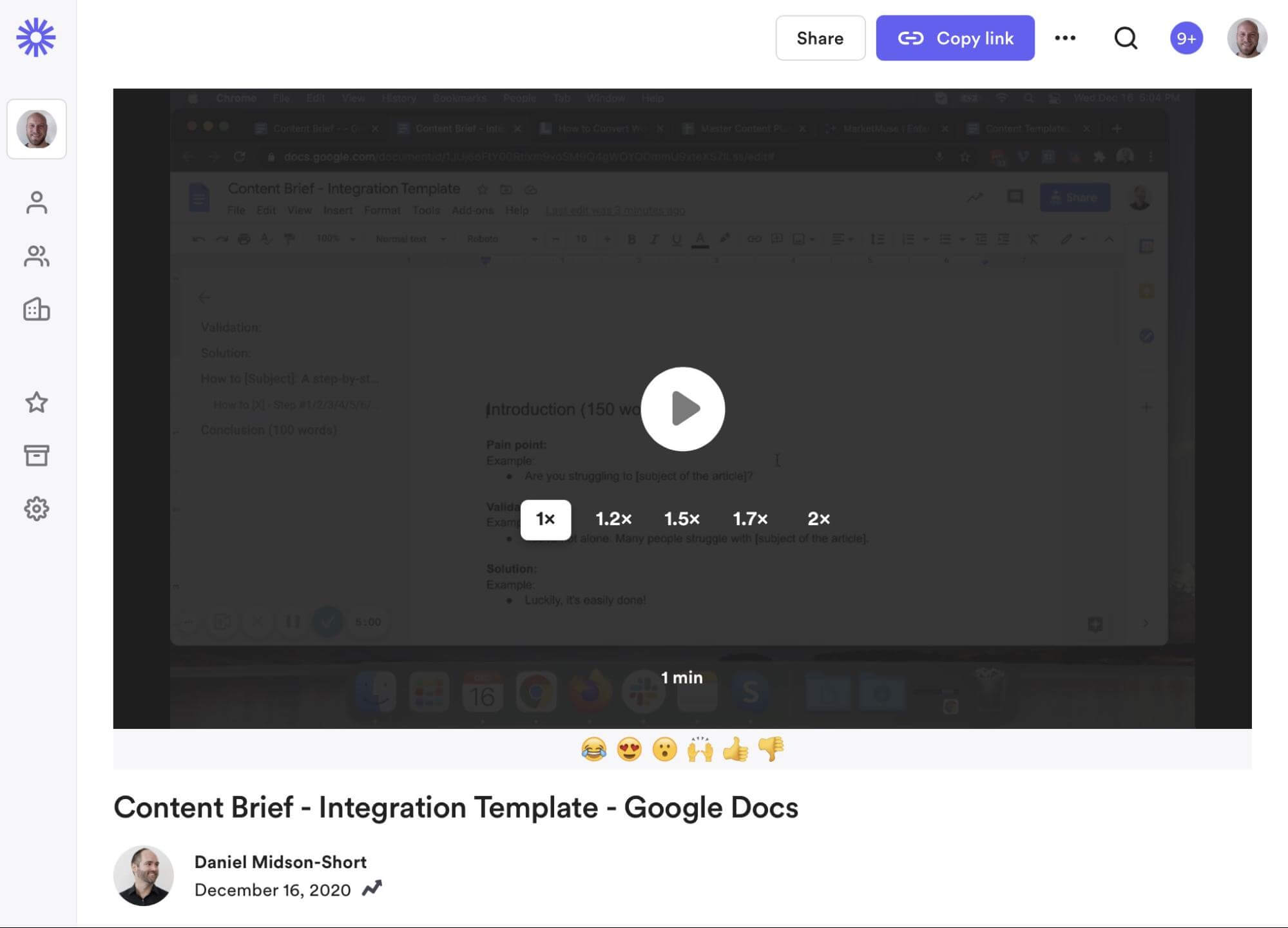 sample quick overview video