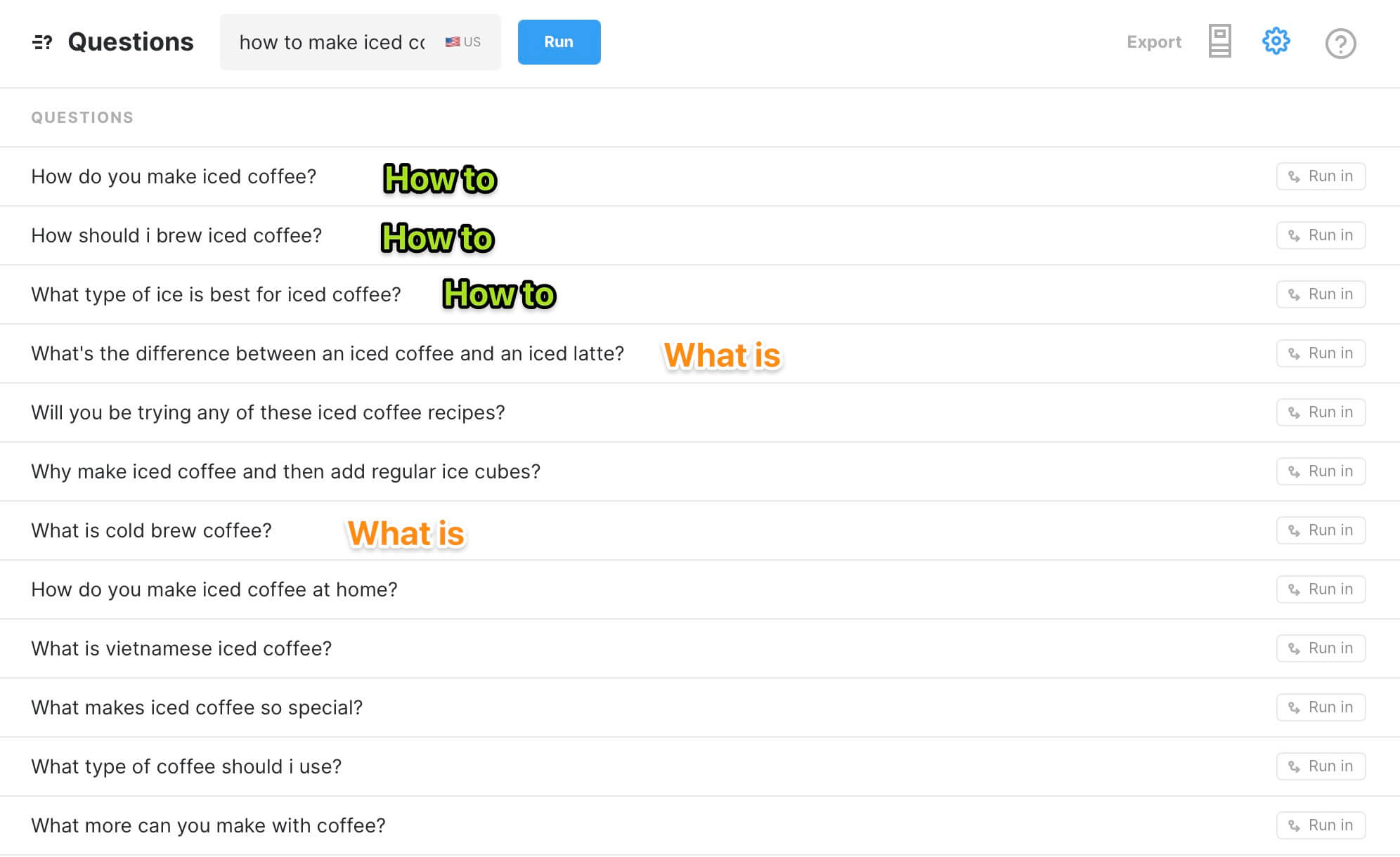 MarketMus Questions app